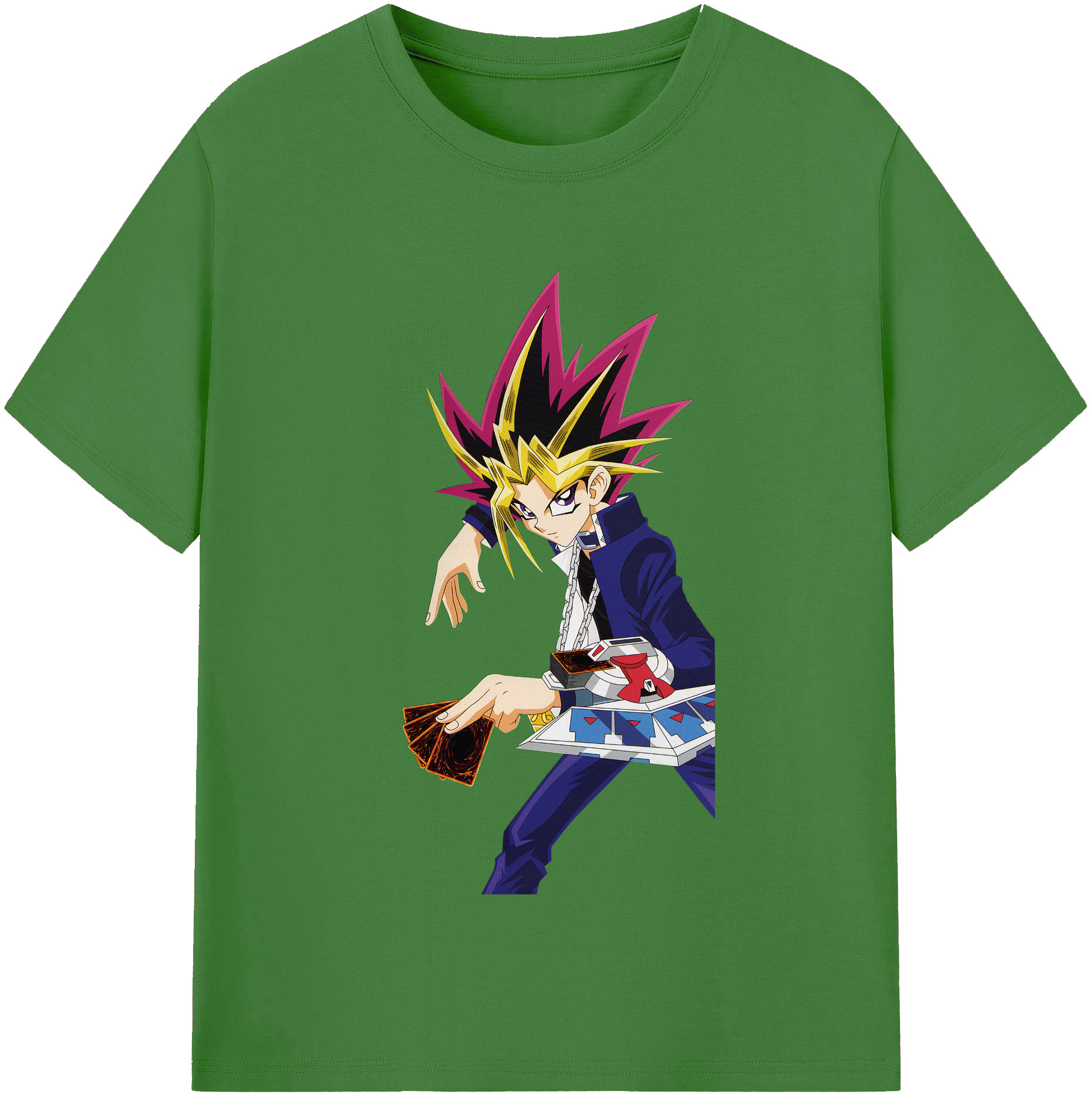 （画像用） 遊☆戯☆王 Yu-Gi-Oh! レディースカジュアルプリントTシャツ（綿100％）